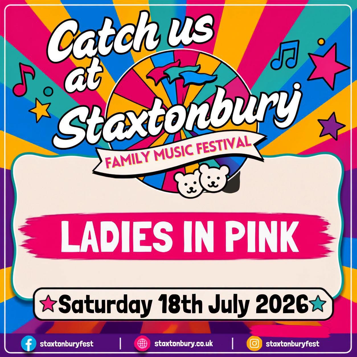 Ladies in Pink Heading to Staxtonbury Music Festival 2026